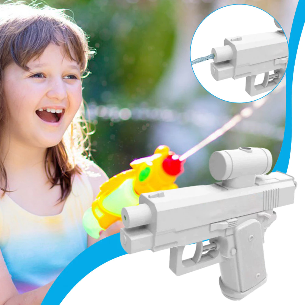 Súng nước hai chiều cho trẻ em, thiết kế tay cầm công thái học, bắn nước mạnh mượt mà