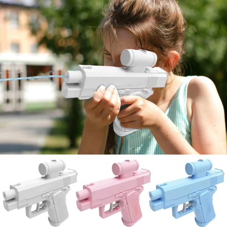 Súng nước hai chiều cho trẻ em, thiết kế tay cầm công thái học, bắn nước mạnh mượt mà